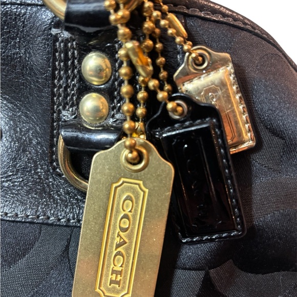 Coach Madison Op Art Sabrina Satchel Bag w/3 hang tags - Picture 2 of 11